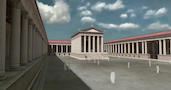  Reconstitution en 3D du Temple de Jupiter à Pompéi