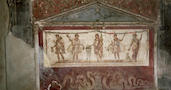 Fresque du thermopolium de Lucius Vetutius Placidus à Pompéi