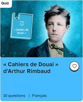 Quiz Rimbaud Lumni.fr