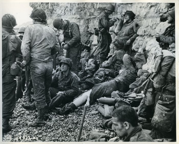 Soldats américains Omaha 1944